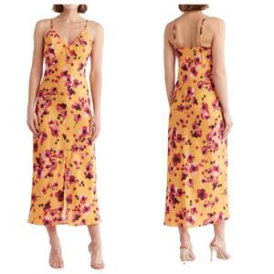 Hutch Anthropologie Liddy Slipdress NWT Floral sz Large Spaghetti Straps